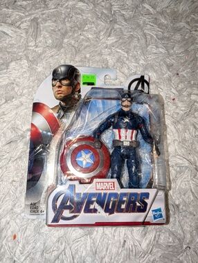 Nib Marvel Avengers Endgame CAPTAIN AMERICA Action Figure - Hasbro